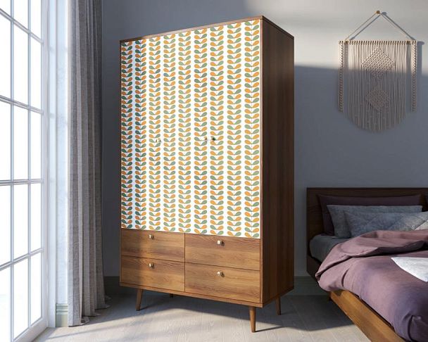 Шкаф трехстворчатый Berber принт 23 арт BB02/Print_23 - Вид 3