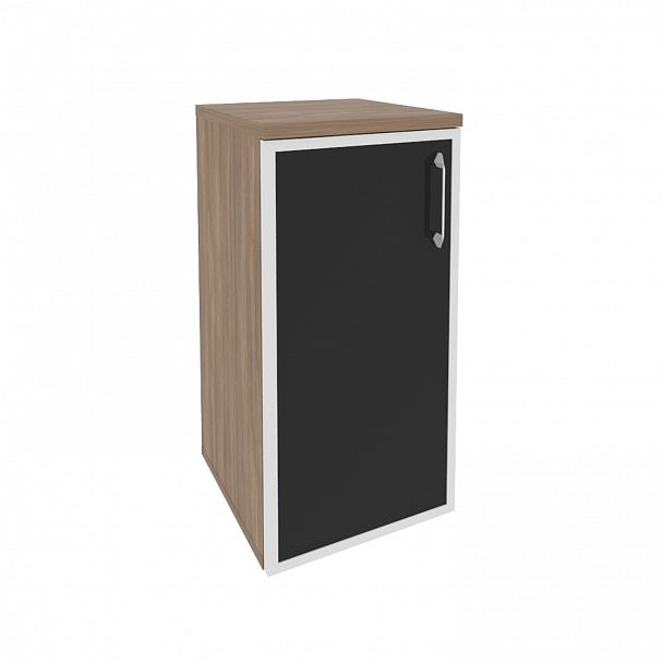 Шкаф "Onix" O.SU-3.2 R white/black дуб аризона - Вид 1