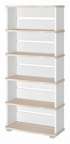 Стеллаж СБ-25/5 Карамель/Белый - Вид 1