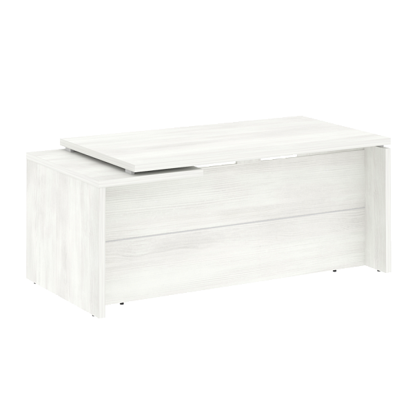 Yalta Стол руководителя LT.B-18 (R) Снежная патина 1800*900*750 - Вид 1