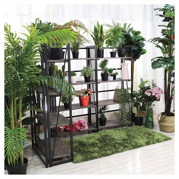 Стеллаж на металлокаркасе "BRABIX LOFT SH-001", 600х300х1250 мм, складной, цвет морёный дуб, 641228 - Вид 15