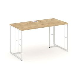 Rift Стол письменный RF.SP-015 Тиквуд Светлый/Металл Белый 1780*700*750 - Фото предпросмотра