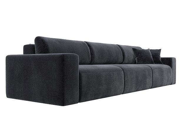 Диван прямой Лига-036 НПБ Классик Лонг Велюр серый - Вид 3