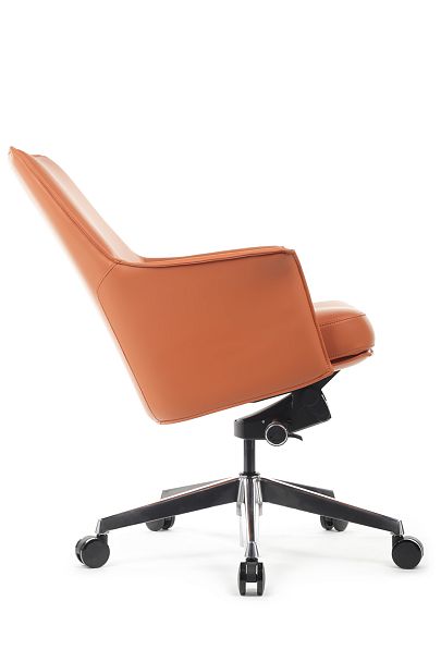 Кресло Rosso-M В1918 Оранжевый (3A ND9713) натуральная кожа 68*68*88-94 - Вид 6