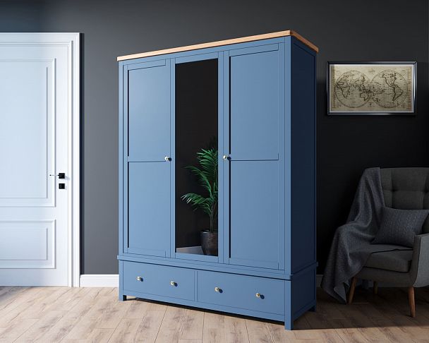 Шкаф двустворчатый широкий "Jules Verne" JV26ETGB - Вид 4