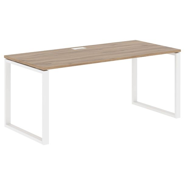 Стол прямой EQST 1780 Дуб Денвер светлый/Белый 1760х800х750 EDIS - Вид 1