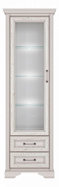 Шкаф-витрина Стилиус с подсветкой B169-REG1W2S - Вид 1