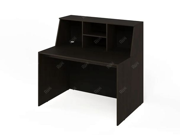 ЛАЙТ / LIGHT RLG068-10x7 Блок ресепшн с полкой 100x70x125 Венге - Вид 2