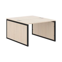 Стол 2-х местный XQPWST 1214 Бук Тиара/Антрацит 1200х1406х750 XTEN-QP - Фото предпросмотра