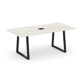 Style Project Direct Direct Стол переговорный SN-6T1.SPRG-198 Дуб Наварра/Металл Черный 1980*980*750 - Фото предпросмотра