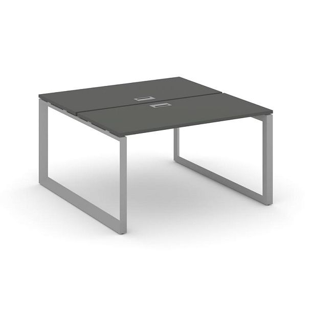 Style Project Next Рабочая станция двухсторонняя SN-59O.DRS-023 Антрацит/Металл Серый/Серебро Заглушка 1380*1632*750 - Вид 1