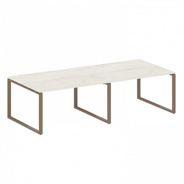 Стол для переговоров "Metal System" БО.ПРГ-2.3 дуб наварра/мокко - Вид 1