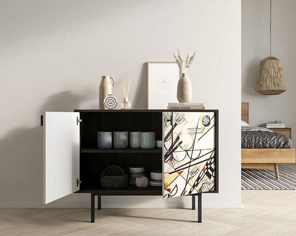 Комод с двумя дверками Emerson by Kandisky арт EM02/Print_01 - Вид 2