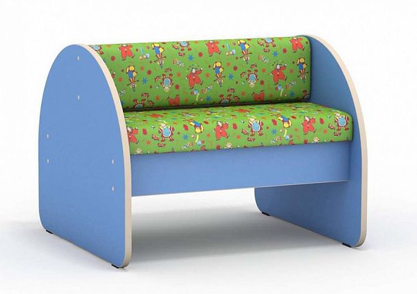 Диван двухсторонний 4-местный (флок) - Вид 1