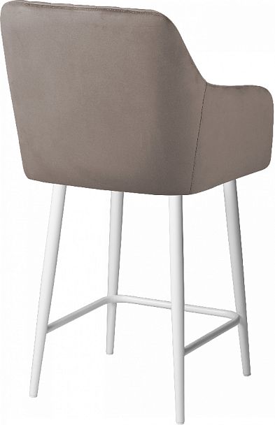 Комплект полубарных поворотных кресел Барли К, Confetti mocco/белый, 4 шт. - Вид 5