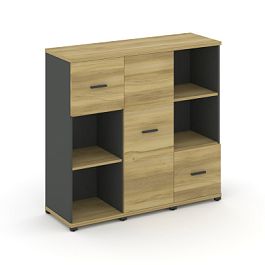 Concept Набор №331.U CN.STUN-331 W Дуб Винченцо/Антрацит/Металл Антрацит 1252*420*1186 - Фото предпросмотра