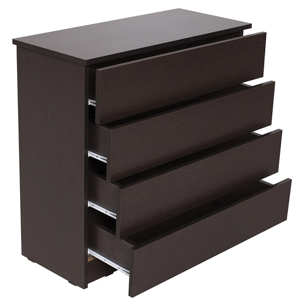 Комод BRABIX "Scandi CM-001", 750х330х730 мм, 4 ящика, ЛДСП, венге, 641902, ЦБ013659 -3 - Вид 8