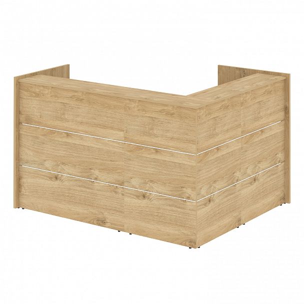 Ресепшн Г-образный "Onix" O.R-K-22 тиквуд светлый - Вид 2