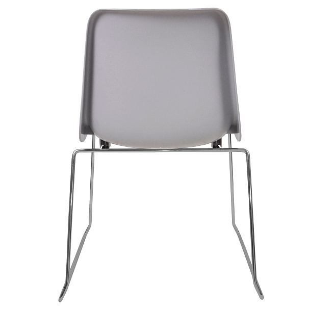 Стул Vicenza (пруток), каркас Хром, светло-серый, РП+ИК, стопируемый - Вид 4