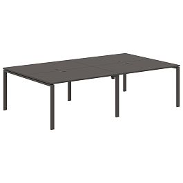 Стол 4-х местный EUWST 2716 Мокко/Мокко 2726х1606х750 EDIS - Фото предпросмотра