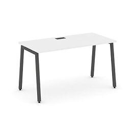 Стайл Проджект Стол письменный SN-4A.SP-013 Белый/Металл Антрацит 1380*700*750 - Фото предпросмотра