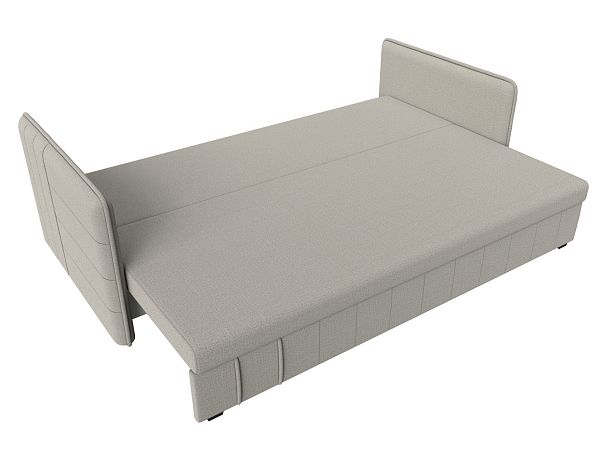 Диван прямой Слим Рогожка бежевый - Вид 8