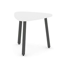 Стайл Проджект Стол переговорный SN-5.SPRG-70.3 Белый/Металл Антрацит 900*900*750 - Фото предпросмотра