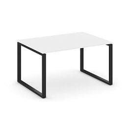 Стайл Проджект Стол переговорный SN-6O.SPRG-002.3 Белый/Металл Черный 1180*980*750 - Фото предпросмотра