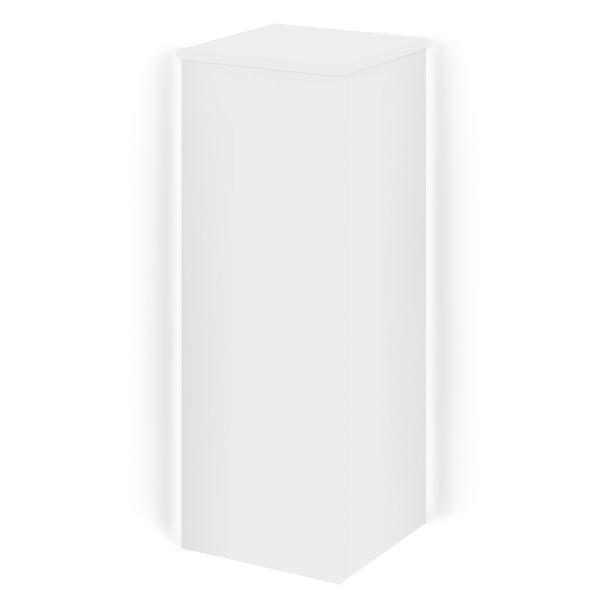 Onix Колонна угловая внешняя с подсветкой левая O.R-KU.VNE.S (L) Белый бриллиант 432*432*1175 - Вид 1