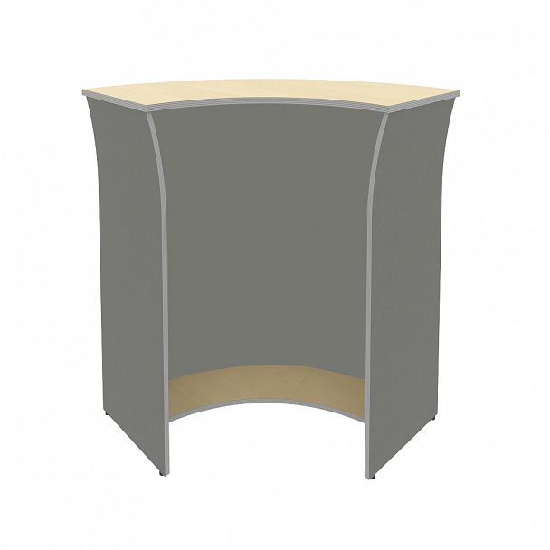 Стойка угловая "Riva" А.РС-5 ХДФ клен/металлик - Вид 1