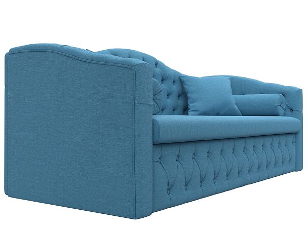 Диван детский прямой Мечта Рогожка голубой - Вид 3