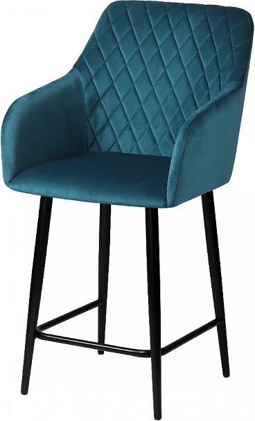 Комплект полубарных поворотных кресел Барли К, Confetti izumrud/черный, 3 шт. - Вид 2