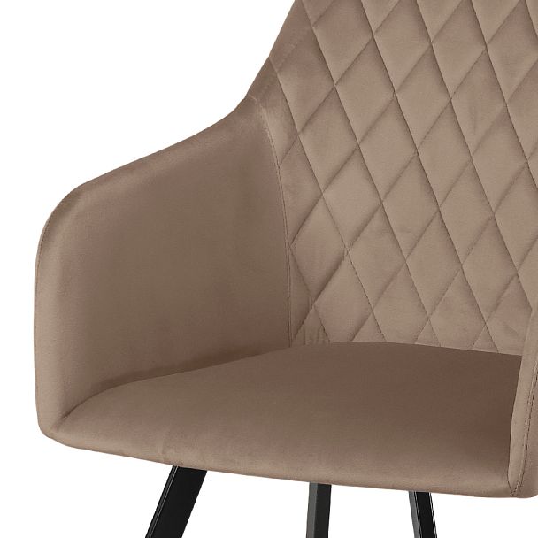 Комплект кресел поворотных Барли, Confetti latte/черный, 2 шт. - Вид 8