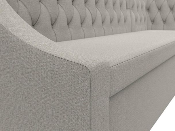 Диван кухонный угловой Мерлин правый угол Рогожка бежевый - Вид 4