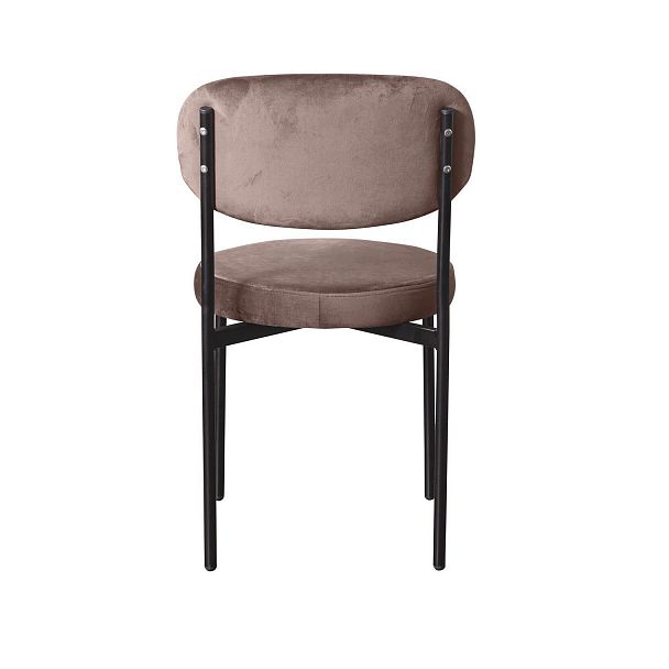 Стул Mason, бархат пепельно-бежевый 25, стопируемый - Вид 4