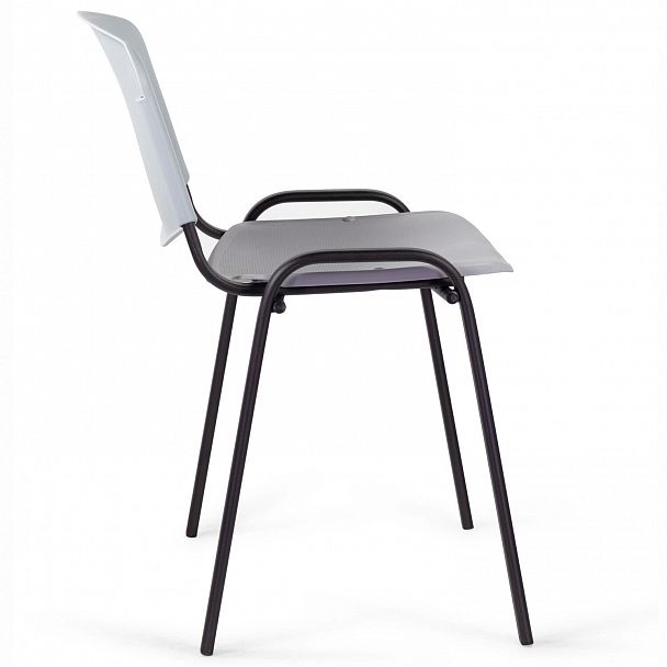 Стул STAFF "Iso Plast CF-009", черный каркас, пластик серый, 532570 - Вид 5