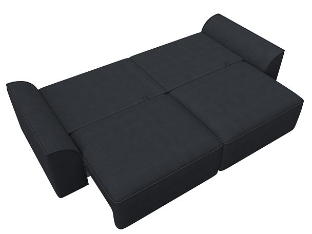 Диван прямой Лига-048 НПБ Замша серый - Вид 10