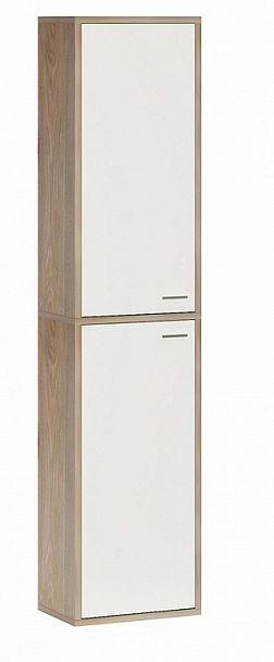Шкаф для белья Домино СУ(ш1в2)+2 ФГ Белый/Нельсон - Вид 1