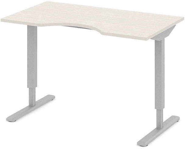 Стол офисный рабочий "Трансформер"  ПК-ТРС-СТЭ140Х80/ЭР-В1-30 дуб альпийский - Вид 1