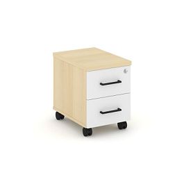 Стайл Проджект Тумба мобильная з/с ЛХДФ SN.TM-003 Акация Лорка/Акация Лорка/Белый/Металл Черный 320* - Фото предпросмотра