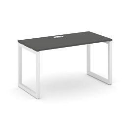 Стайл Проджект Стол письменный SN-5O.SP-004 Антрацит/Металл Белый 1580*600*750 - Фото предпросмотра