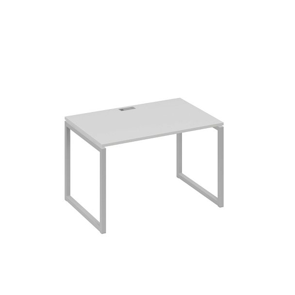 Стол письменный на металлокаркасе QUATTRO A4 А4 Б4 023 БП серый / металлокаркас серый - Вид 1