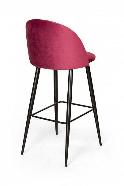 Cтул барный Thomas, бархат красный 16 - Вид 4