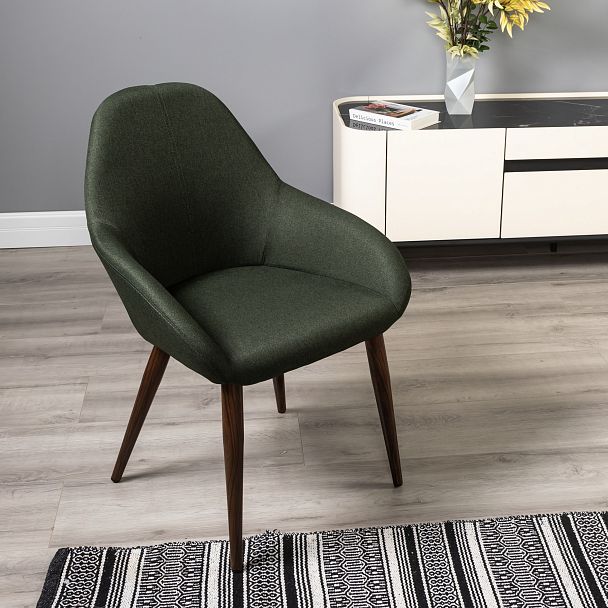 Кресло Kent тёмно-зеленый/т.орех - Вид 11