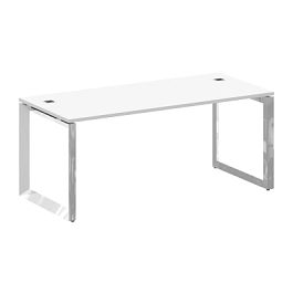 Стол рабочий руководителя на П-образном м/к "ONIX DIRECT LUX" M-O.MP-SRR-5.8 белый - Фото предпросмотра