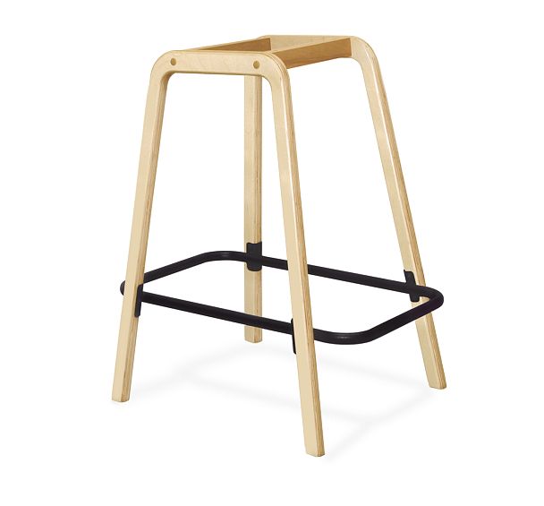 Стул полубарный Sheffilton SHT-ST33/S94-1 угольно-серый/прозр.лак/черн.муар - Вид 6