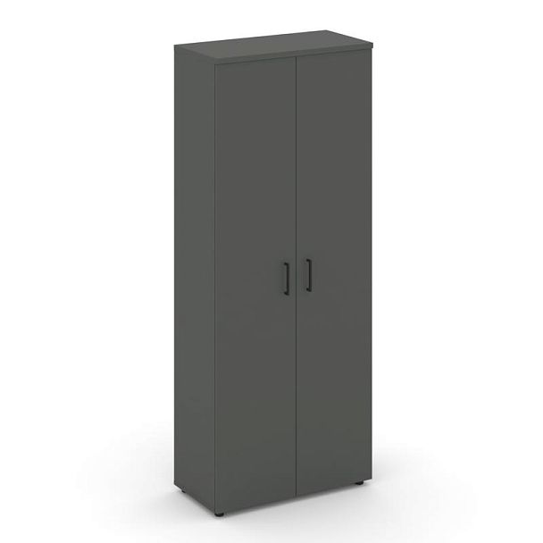 Стайл Проджект Шкаф высокий широкий SN.STS-108 Антрацит/Черный Ручки 796*400*1982 - Вид 1