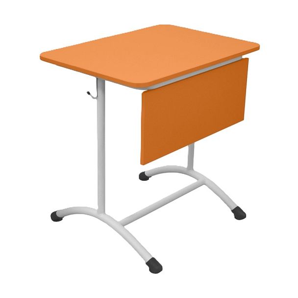 Стол ученический Мега ЛДСП 1М (Н), одноместный, нерегулируемый, с экраном ЛДСП (стандартные цвета RAL), гр.4 - Вид 3