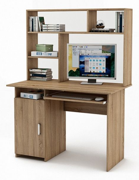 Стол компьютерный Лайт-2К СН - Вид 1