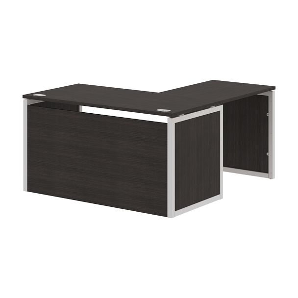 Стол угловой XQPCT 1415H Дуб Юкон Модерн/Алюминий 1400х1500х750 XTEN-QP - Вид 1